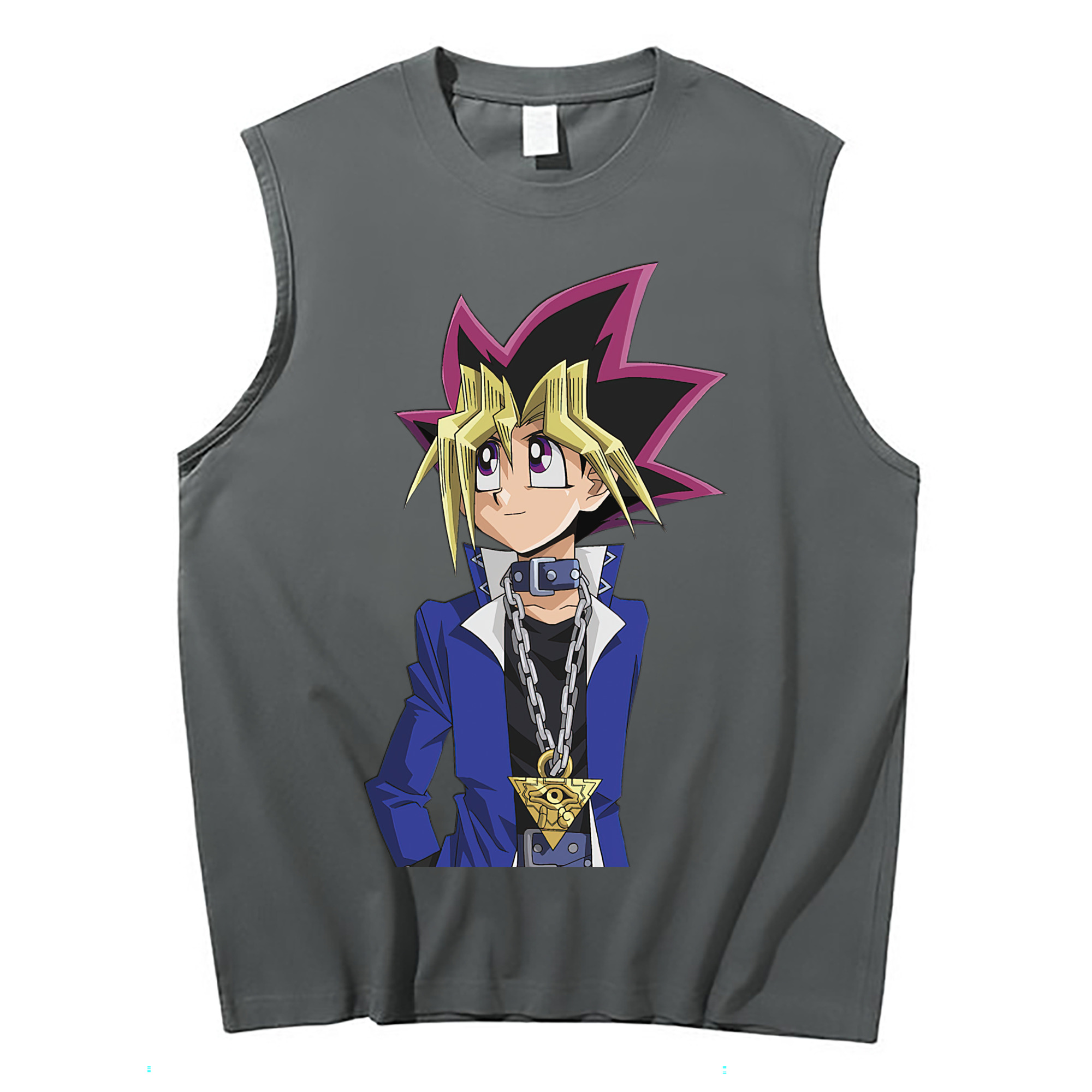 （画像用） 遊☆戯☆王 Yu-Gi-Oh! コットン100％タンクトップ（フロントプリント）